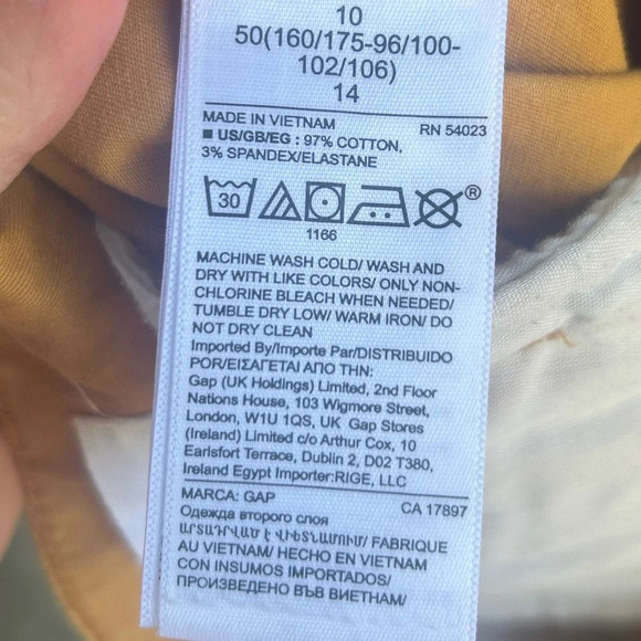 Gap  Girlfriend Utility Khaki, size 10 - Picture 11 of 14